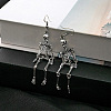 Alloy Skeleton Dangle Earrings FS-WGB7D7C-01-2