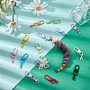 30Pcs Baking Paint Alloy Screw Clasps FIND-NB0006-10-4