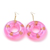 Resin Dangle Earrings EJEW-Z015-01-1