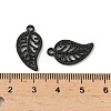 304 Stainless Steel Pendants STAS-Q362-08B-B-3