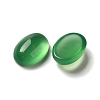 Natural Dyed & Heated Green Onyx Agate Cabochons G-F605E-14B-2