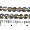 Transparent Electroplate Glass Beads Strands EGLA-N002-31-H10-4