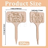 30Pcs Wooden Plant Labels DIY-GF0014-19A-2