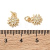 SHEGRACE Brass Micro Pave Cubic Zirconia Pendants XGRQ3D261-459G-3