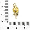 Brass Micro Pave Cubic Zirconia Pendants KK-K400-42G-01-3