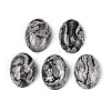 Natural Map Stone Cabochons G-T144-76B-1