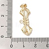 Brass Brooches Findings KK-M285-34KCG-3