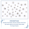 Unicraftale 36Pcs 3 Style 201 Stainless Steel Beads STAS-UN0045-50-5