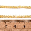 Cubic Zirconia Bead Strands ZIRC-P109-01A-08-2