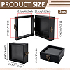 Wood Jewelry Display Cases CON-WH0089-223B-2