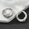 Brass Hoop Earrings EJEW-D320-16P-3