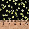 6/0 Inside Colours Transparent Glass Seed Beads SEED-T007-07C-4