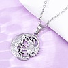 Moon & Star & Sun 304 Stainless Steel Pendant Necklaces NJEW-H059-14P-2