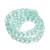 Transparent Glass Beads Strands GLAA-F114-02A-06-2