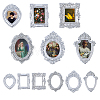 12Pcs 6 Styles Resin Embossed Photo Frames AJEW-AR0005-59A-1