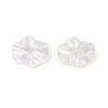Natural White Shell Carved Leaf Beads BSHE-T014-31A-3