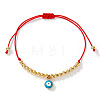 Evil Eye Brass Enamel Charm Bracelets LY1525-3-1