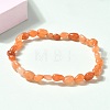 Natural Red Aventurine Beads Stretch Bracelets for Men Women BJEW-I320-01B-4