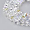 Electroplate Glass Beads Strands EGLA-L012-A-AB01-2
