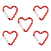 5Pcs Zinc Alloy Spring Gate Rings FIND-YW0010-59I-1