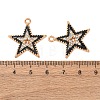 Alloy Enamel Pendants FIND-K030-17D-G-3