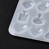 Perfume Bottle/Heart Cabochon DIY Silicone Molds DIY-F139-02-5