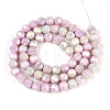 Anti-Tarnish Electroplate Glass Beads Strands LS-EGLA-T021-6mm-15-06-2