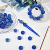 40Pcs 2 Styles Transparent Resin Rhinestone Graduated Beads RESI-BM0001-13-4