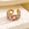 304 Stainless Steel Cuff Open Rings for Women LS-RJEW-I113-02G-01-3