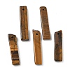 Natural Tiger Eye Pendants G-D350-03F-1