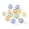  Jewelry 12Pcs 6 Style Transparent Handmade Blown Glass Globe Beads GLAA-PJ0001-03-2