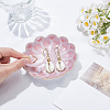 1Pc Porcelain Snack Plate AJEW-SP0006-04A-3