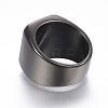 304 Stainless Steel Signet Band Rings for Men RJEW-G091-16-22mm-B-3