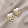 Alloy Rhinestone Stud Earrings FS-WGE0AD6-27-1