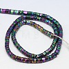 Electroplate Non-magnetic Synthetic Hematite Beads Strands G-J165-3mm-07-2