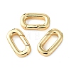 Brass Spring Gate Rings KK-G548-07A-G-1