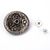 Alloy & Imitation Turquoise Craft Solid Screw Rivet PALLOY-WH0084-19EB-2