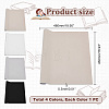 AHADERMAKER 4Pcs 4 Colors DIY Linen Fabrics DIY-GA0005-91-2