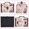 1Pc Butterfly Printed PU Leather Treasure Chest Boxes for Trinkets CON-WR0001-21-3