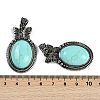 Synthetic Turquoise Pendants G-I370-09AS-02-3