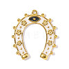 304 Stainless Steel Enamel Pendants STAS-OY002-34G-1