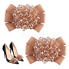 2Pcs Iron Shoe Buckle Clips HJEW-HY00189-1