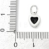 Brass Micro Pave Cubic Zirconia Pendants KK-H204-01S-04-3