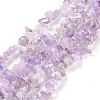 Natural Lavender Amethyst Chip Bead Strands X-G-M205-35-3