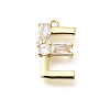 Brass Micro Pave Cubic Zirconia Pendants KK-M310-01G-05-1