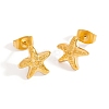 304 Stainless Steel Stud Earrings LS-EJEW-C162-02B-G-2