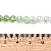 Electroplate Glass Beads Strands EGLA-D300-06-6mm-02-2