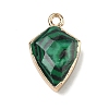 Synthetic Malachite Pendants G-K422-01G-02-1