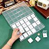 24-Grid Transparent Acrylic Loose Diamond Package Organizer Boxes CON-WH0085-207A-3