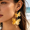 Filigree Alloy Dangle Earrings for Women WG93FB0-01-2
